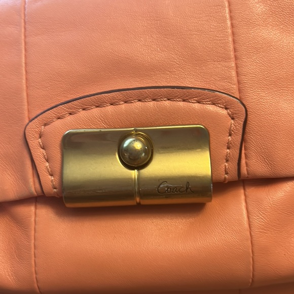 COACH KRISTEN Satchel Salmon purse - Picture 3 of 13